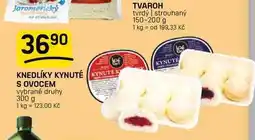 Flop KNEDLÍKY KYNUTÉ S OVOCEM vybrané druhy nabídka