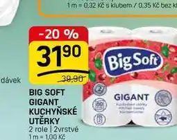 Flop BIG SOFT GIGANT KUCHYŇSKÉ UTĚRKY 2 role nabídka