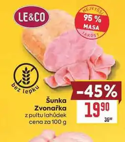 Billa Šunka Zvonařka z pultu lahůdek cena za nabídka