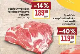 Billa špalíček z vepřového krku bez kosti cena za nabídka