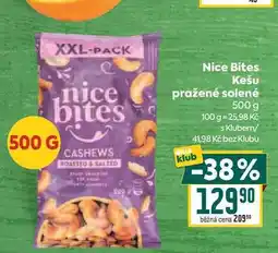 Billa Nice Bites Kešu pražené solené nabídka