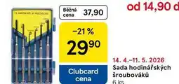 Tesco Sada hodinářských šroubováků, 6 ks nabídka