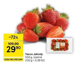 Tesco Tesco Jahody, 500 g, balené nabídka