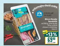 Billa BILLA Ready Sendviče od nabídka