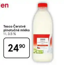 Tesco Tesco Čerstvé plnotučné mléko 3.5% nabídka
