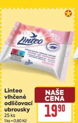 Billa Linteo Vlhčené odličovací ubrousky 25 ks nabídka