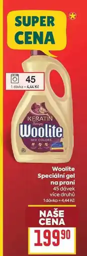 Billa Woolite Speciální gel na praní 45 dávek nabídka