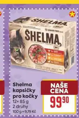 Billa Shelma kapsičky pro kočky 12× nabídka