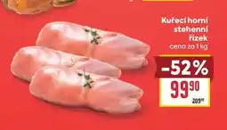 Billa Kuřecí horní stehenní řízek cena za nabídka