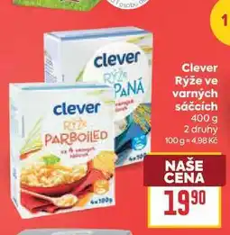 Billa Clever Rýže ve varných sáčcích nabídka