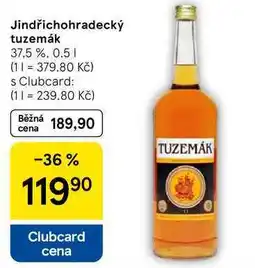 Tesco Jindřichohradecký tuzemák 37,5 % nabídka