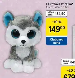 Tesco TY Plyšové zvířátko, 15 cm nabídka