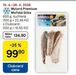 Tesco Mylord Premium Mořská štika, 600 g, kuchaná nabídka