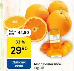 Tesco Tesco Pomeranče, 1 kg, síť nabídka