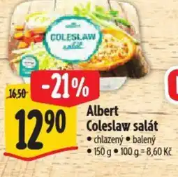 Albert Albert Coleslaw salát nabídka