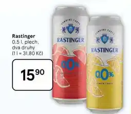 Tesco Rastinger, 0.5 l, plech nabídka