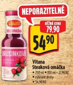 Albert Vitana Steaková omáčka nabídka