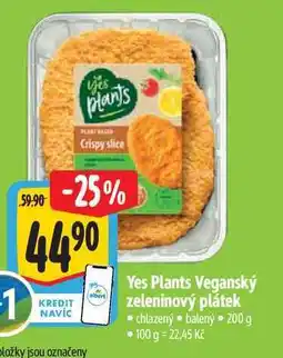 Albert Yes Plants Veganský zeleninový plátek nabídka