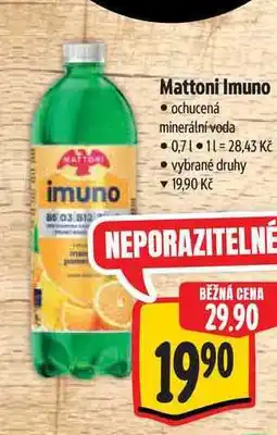 Albert Mattoni Imuno ochucená minerální voda nabídka