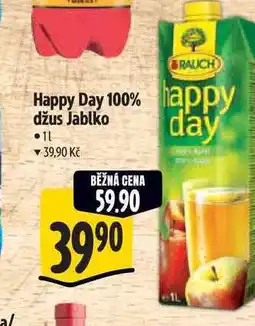 Albert Happy Day 100% džus Jablko 1 l0 nabídka