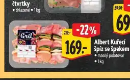 Albert Albert Kuřecí špíz se špekem nabídka