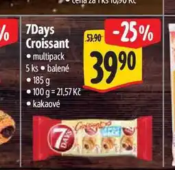 Albert 7Days Croissant multipack 5 ks nabídka