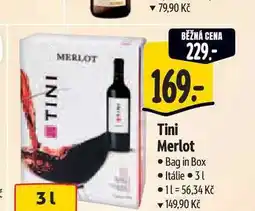 Albert Tini Merlot Bag in Box nabídka
