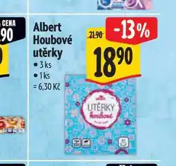 Albert Albert Houbové utěrky 3ks nabídka