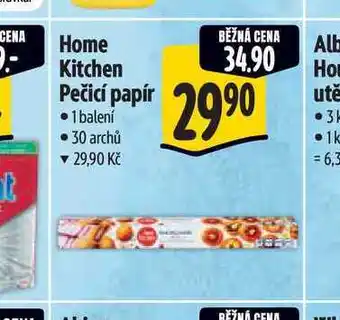 Albert Home Kitchen Pečicí papír 1 balení 30 archů nabídka