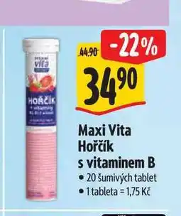 Albert Maxi Vita Hořčík s vitaminem B 20 šumivých tablet nabídka