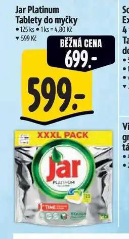Albert Jar Platinum Tablety do myčky 125 ks nabídka