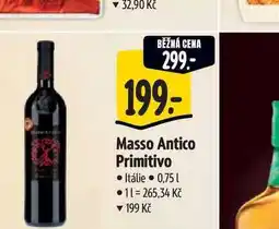 Albert Masso Antico Primitivo nabídka