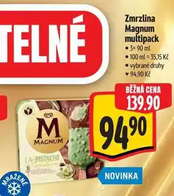 Albert Zmrzlina Magnum multipack 3× nabídka