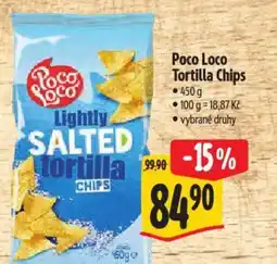 Albert Poco Loco Tortilla Chips nabídka