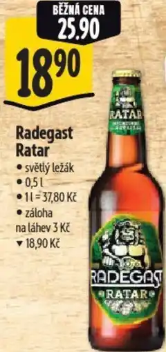 Albert Radegast Ratar nabídka