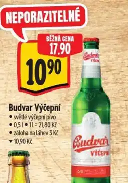 Albert Budvar Výčepní nabídka
