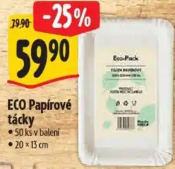 Albert ECO Papírové tácky nabídka