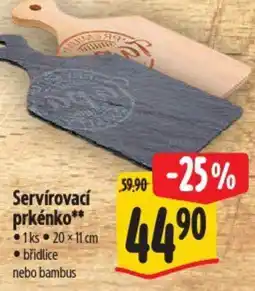 Albert Servírovací prkénko nabídka