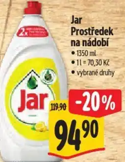 Albert Jar Prostředek na nádobí nabídka