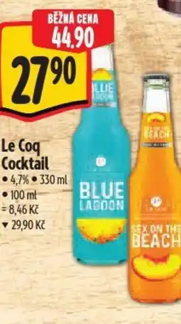 Albert Le Coq Cocktail nabídka