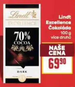 Billa Lindt Excellence Čokoláda nabídka