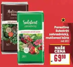 Billa Forestina Substrát zahradnický, mulčovací kůra nabídka