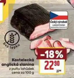 Billa Kostelecká anglická slanina nabídka