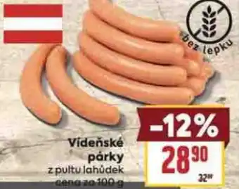 Billa Videňské párky nabídka