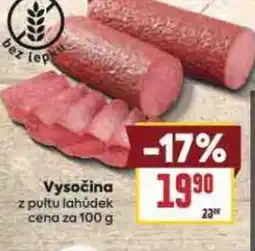 Billa Vysočina nabídka