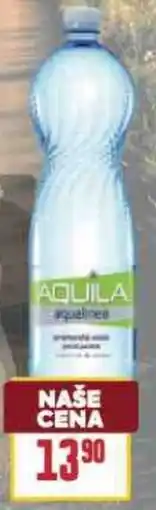 Billa Aquila neperlivá, jemně perlivá nabídka