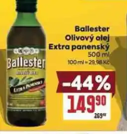 Billa Ballester Olivový olej Extra panenský nabídka