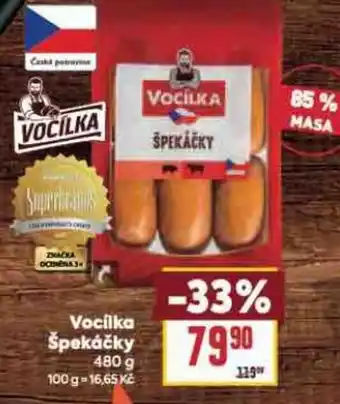 Billa Vocilka Špekáčky nabídka