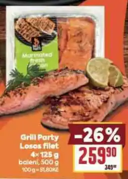 Billa Grill Party Losos filet nabídka