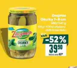 Billa Znojmia Okurky 7-9 cm nabídka